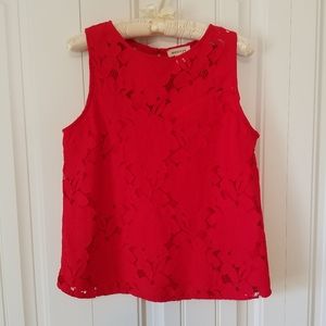 Red Monteau sleeveless top L